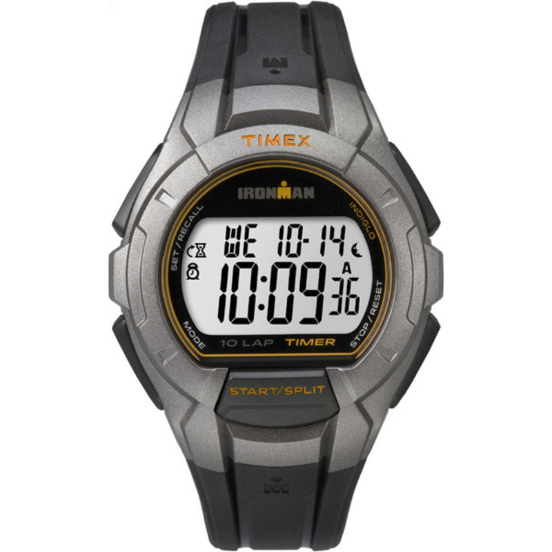 Timex Men Ironman Essential 10 Full-Size Watch, TW5K937009J, Black/Silver Stone - Like New