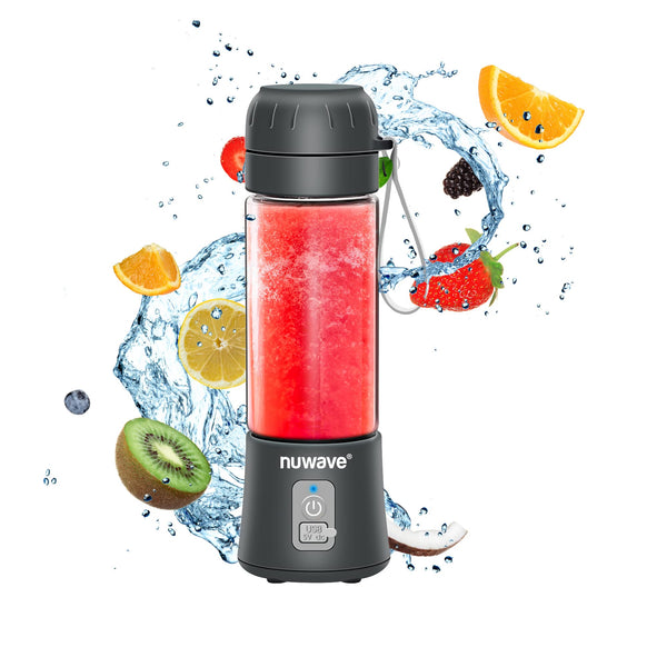 NUWAVE PORTABLE BLENDER FOR SHAKES AND SMOOTHIES - GRAY - Like New