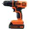 BLACK+DECKER 20V MAX CORDLESS DRILL AND DRIVER 3/8 INCH LDX120C - ORANGE/BLACK - Brand New