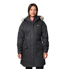 179975 Columbia Women Suttle Mountain Long Insulated Jacket, Black, 2XL - Brand New