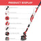 YATTICH Drywall Sander 750W Electric Sander 12 Pcs Sanding Discs YT-916 - RED - Like New