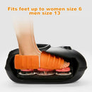 LINGTENG FOOT MASSAGER HEATED FOOT MASSAGER GRAPHITE BLACK SIZE UP TO 13" - Like New