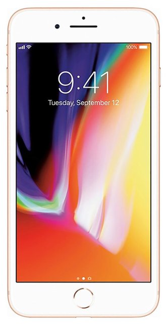 For Parts: APPLE IPHONE 8 PLUS 64GB ATT MQ8V2LL/A PHYSICAL DAMAGE-CRACKED SCREEN/LCD