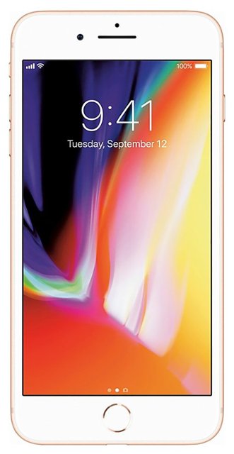 For Parts: APPLE IPHONE 8 PLUS 64GB SPRINT - GOLD PHYSICAL DAMAGE