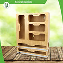 6 in 1 Ziplock bag organizer (Bamboo), foil and plastic roll dispenser - Brand New