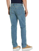 AMAZON ESSENTIALS MEN'S ATHLETIC-FIT STRETCH JEANS - 38x34 - LIGHT BLUE VINTAGE - Like New