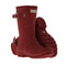 HUNTER ORIGINAL SHORT SYNTHETIC WOMEN'S WELLINGTONS BOOTS SIZE: 9 - MILITARY RED - Like New