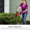 BLACK+DECKER 20V MAX HEDGE TRIMMER KIT, 18-INCH(TOOL ONLY) - ORANGE - Like New