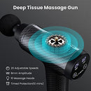 ATAZUA Massage Gun, LASPI Deep Tissue Percussion Muscle Massage Gun - Gray - Like New