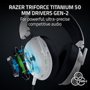 RAZER BLACKSHARK V3 WIRELESS 50MM DRIVERS SUPER WIDEBAND - WHITE - Like New