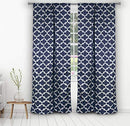 BLACKOUT365 L'KYRA BLACKOUT WINDOW CURTAIN 38 X 84 INCHES, NAVY - Brand New
