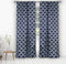 BLACKOUT365 L'KYRA BLACKOUT WINDOW CURTAIN 38 X 84 INCHES, NAVY - Brand New