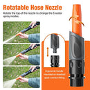 GREENER 100FT Tools Hybrid Garden Hose - Orange/Gray - Like New