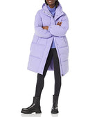 Amazon Essentials Women's Oversized Long Hooded Insulated Puffer Jacket Purple - Brand New