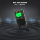 RADDY RF75A PORTABLE SHORTWAVE RADIO WIRE ANTENNA - RECHARGEABLE, ARMY GREEN - Like New