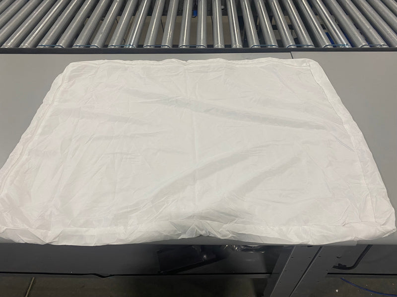 AMAZON BASICS NON SLIP DOG BED COVER 27X35 2 PIECES - FAUX GRAY - Like New