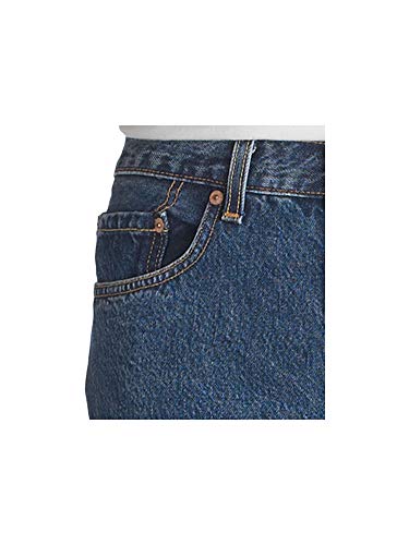 LEVI'S MEN'S 501 ORIGINAL FIT JEANS SIZE MEN 32X36 DARK STONEWASH - Brand New