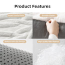 MEWOOFUN PET COUCH BED WASHABLE CAT BEDS FOR MEDIUM SMALL DOGS & CATS - WHITE - Brand New