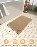 GENERIC UPGRADED WAFFLE BATH MAT, SUPER ABSORBENT NON SLIP BATH MATS 18 x 30 - Like New