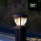 Home Zone Security Solar Post Cap Lights 2-Pack ELI1403V - Brown - Like New
