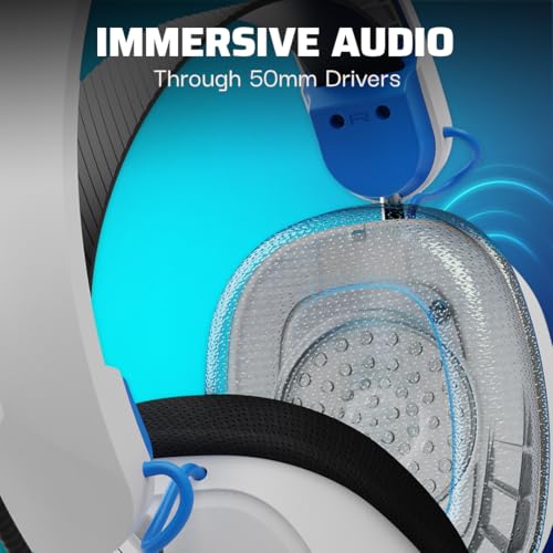 PDP PHANTOM AIR DUAL-MODE WIRELESS HEADSET PS5 PS4 PC BLUETOOTH 052-026X - WHITE - Like New