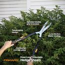 Fiskars 25"-33" Power-Lever Extendable Garden Hedge Shears, 10” Blades - Green - Like New
