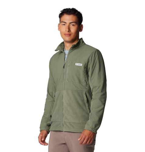 COLUMBIA MEN'S PFG UNCHARTED FLEECE FULL ZIP SIZE MEN S CYPRESS/CYPRESS - Brand New