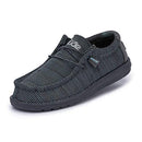 110352138 HEY DUDE WALLY SOX ASPHALT AZUR MEN'S LIGHTWEIGHT CASUAL SHOES -11 - Like New