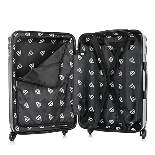 InUSA VASTY Luggage Spinner Wheels Durable Lightweight Hardside Suitcase - Black - Like New