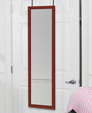 Mirrotek Over The Door Wall Mounted Mirror B07BLMH7CC - Cherry - Brand New