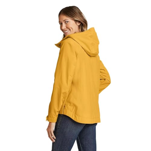 EDDIE BAUER WOMEN'S PORT TOWNSEND JACKET SIZE: WOMEN XL DK MARIGOLD - Like New