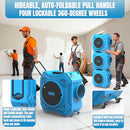 TOOLBOOX AIR SCRUBBER WITH 3-STAGE FILTRATION, 970CFM HEPA AIR SCRUBBER - BLUE - Like New