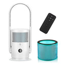 ULTTY Bladeless Tower Fan and Air Purifier Combo, Air Filter 99.97% - White - Brand New