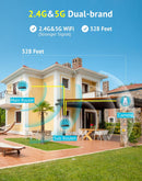 LaView 4MP Bulb Security Camera 5G& 2.4GHz WiFi, 360°2K, LV-PWL2-W-5G - WHITE - Like New