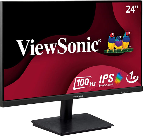 VIEWSONIC 24 INCH IPS FULL HD 1080P MONITOR WITH ADAPTIVE SYNC, 75HZ - BLACK - Like New