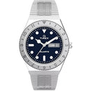 TIMEX Q WOMEN'S 36MM WATCH - SILVER-TONE/BLUE - Like New