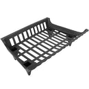 hykolity 24” Cast Iron Fireplace Grate Heavy Duty Fire Grates 3” Clearance - Like New