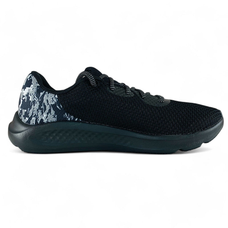 UNDER ARMOUR CHARGED PURSUIT 3 FREEDOM USA RUNNING SHOES  SIZE: MEN 11.5 - BLACK - Like New