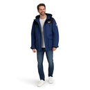 OMRB1716 REEBOK MEN'S INSULATED SOFTSHELL WINTER JACKET SIZE X-LARGE - DENIM - Like New