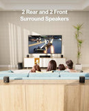 ULTIMEA 7.1CH SOUND BAR SUBWOOFER VIRTUAL SURROUND SOUND SYSTEM TV U2601 - BLACK - Like New
