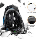 ROCKBROS KIDS FULL FACE BIKE HELMET LIGHTWEIGHT MTB HELMET YOUTH M BLUE/BLACK - Like New