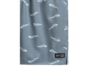 HURLEY DITSY BONE SWIM SHORTS - SIZE: MEN L - GRAY/BLUE - Brand New