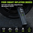WORKPRO PORTABLE TIRE INFLATOR 7.2V/12V SMALL/MID/LARGE AIR COMPRESSOR BLACK - Like New