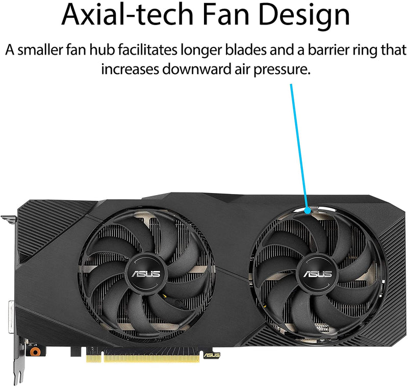 ASUS DUAL GEFORCE RTX 2060 SUPER EVO V2 OC 8GB GDDR6 - Like New