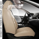 HAITOUR FULL COVERAGE LEATHER CAR SEAT COVERS FIT FOR MOST CARS - BEIGE - Like New