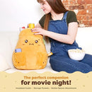 WHAT DO YOU MEME COUCH COOLERS BY RELATABLE INSULATED POTATO PLUSH - BROWN - Like New