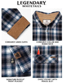 Legendary Whitetails Mens Flannel Shirt Size 4XT Birch Poseidon Plaid - Brand New