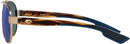 Costa Del Mar Women's Loreto Aviator Sunglasses 56mm Golden Pearl/Polarized Blue - Like New