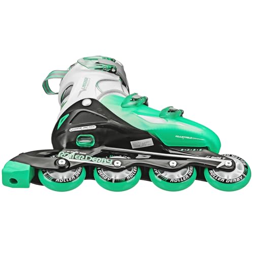 ROLLER DERBY V-TECH 500 ADJUSTABLE PERFORMANCE INLINE SKATES MEN SIZE M - MINT - Like New