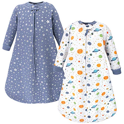 HUDSON BABY UNISEX PREMIUM QUILTED LONG SLEEVE 2-PACK YOUTH SIZE 6-12 MONTHS - Brand New